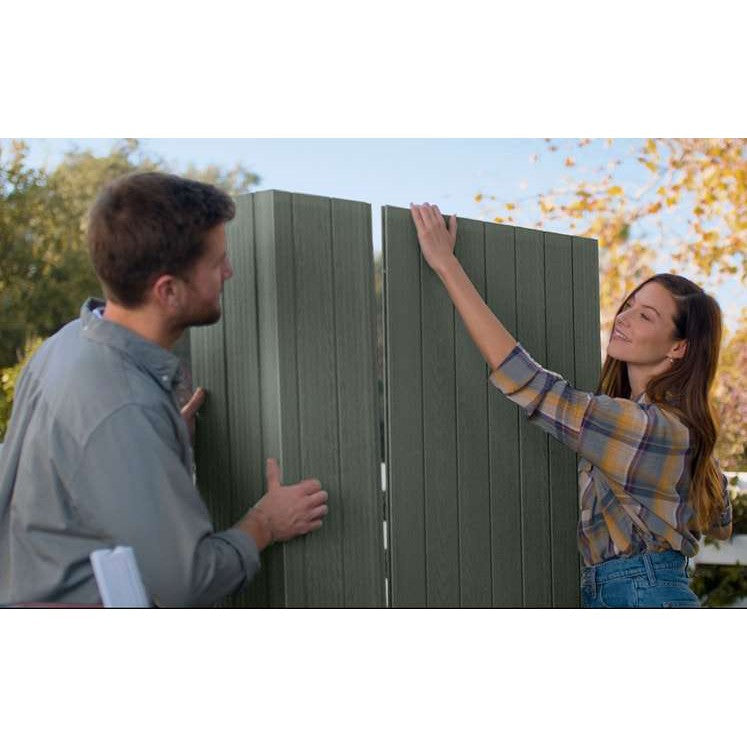 Keter 6×8 Darwin Heavy Duty Plastic Garden Shed – Green