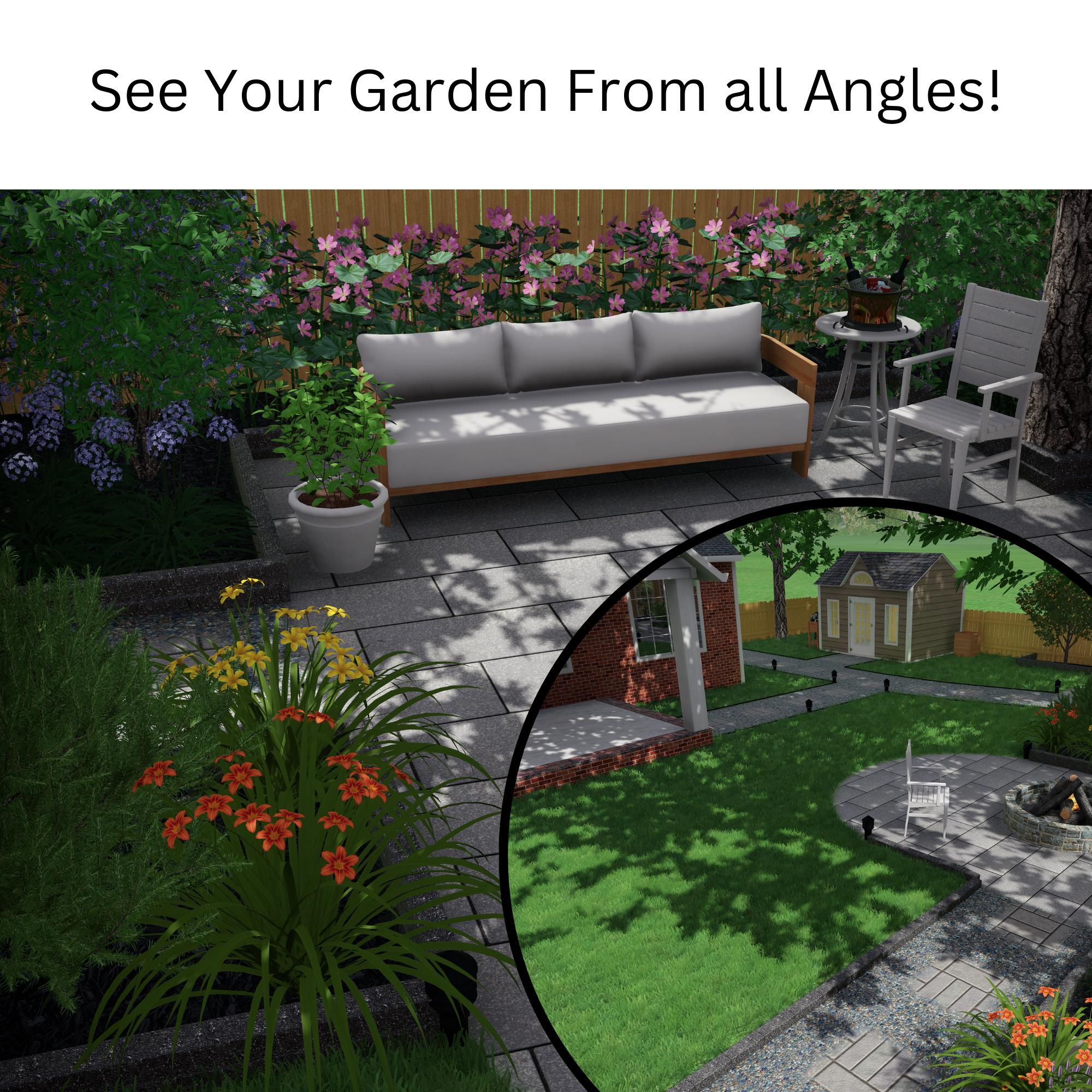 Custom Garden & Landscaping Plan for Large Spaces (500+ sq ft): Personalized Design