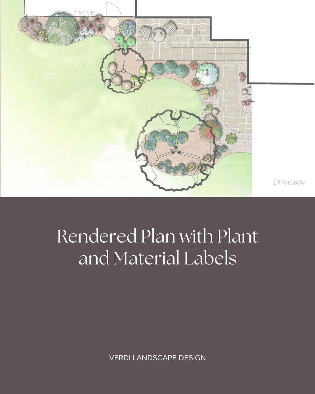 Personalized Garden Design Plan: Single Area Landscape Layout - Up to 500SF