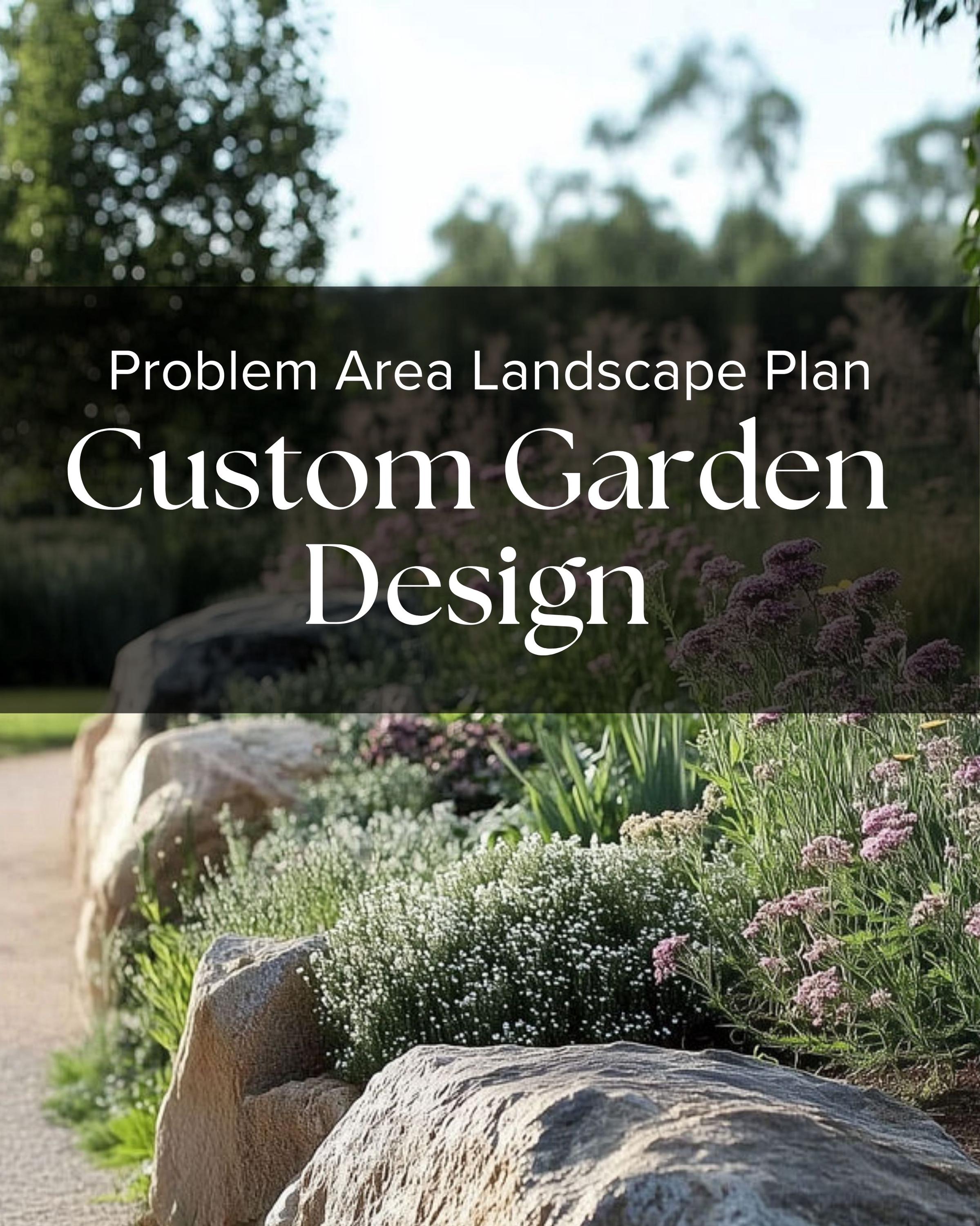 Personalized Garden Design Plan: Single Area Landscape Layout - Up to 500SF