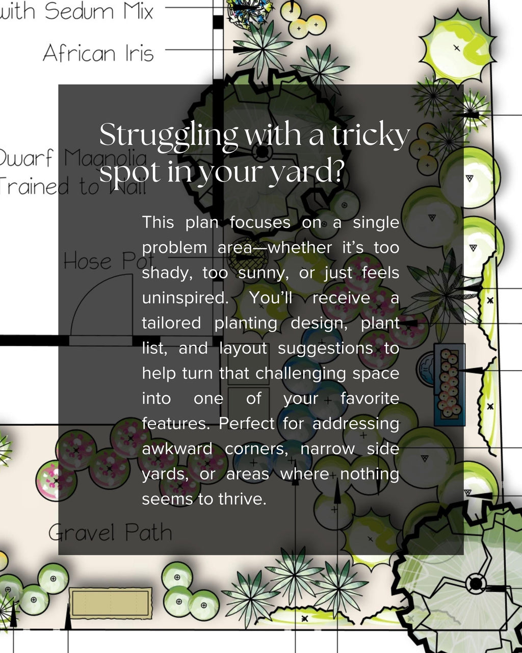 Personalized Garden Design Plan: Single Area Landscape Layout - Up to 500SF