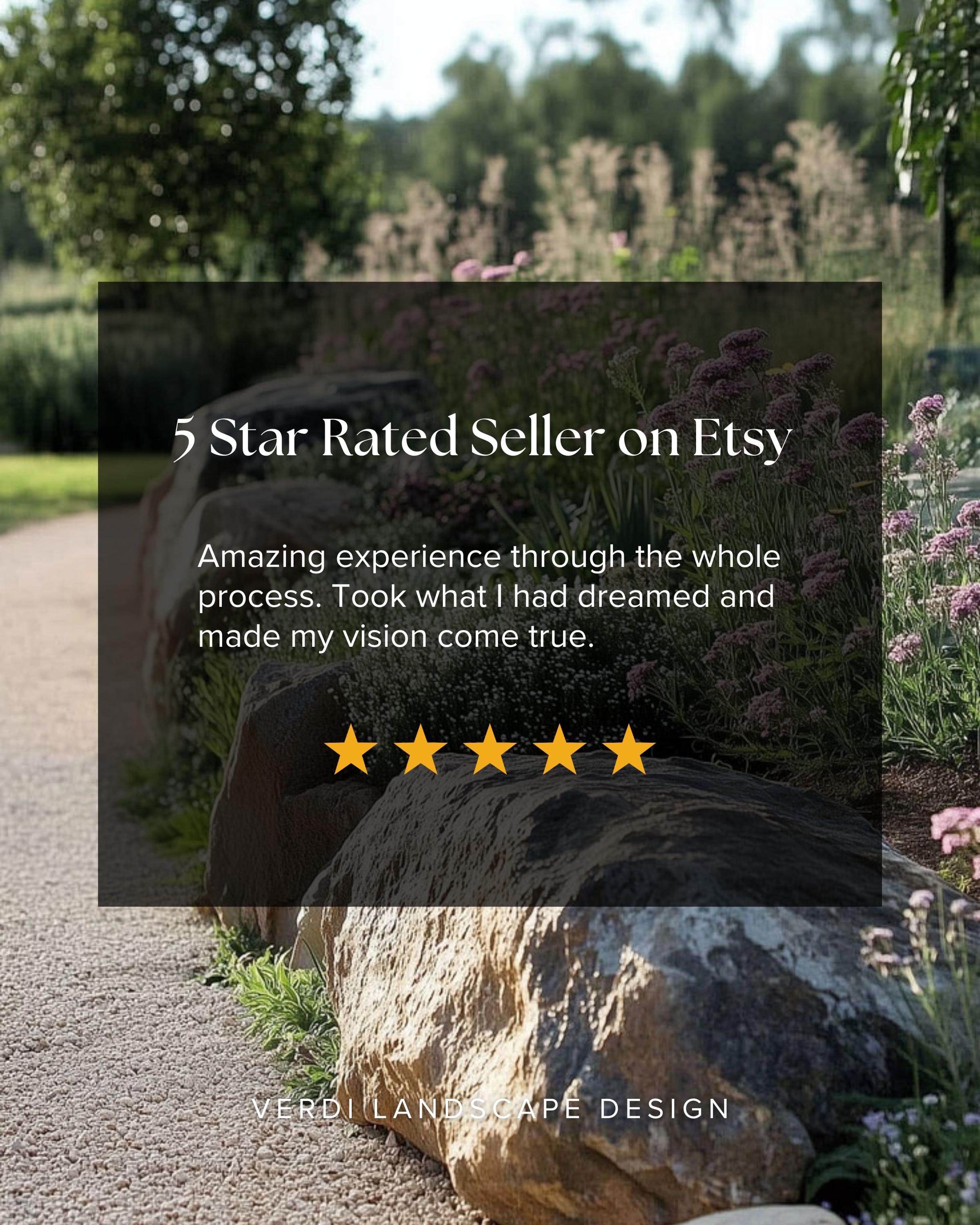 Personalized Garden Design Plan: Single Area Landscape Layout - Up to 500SF