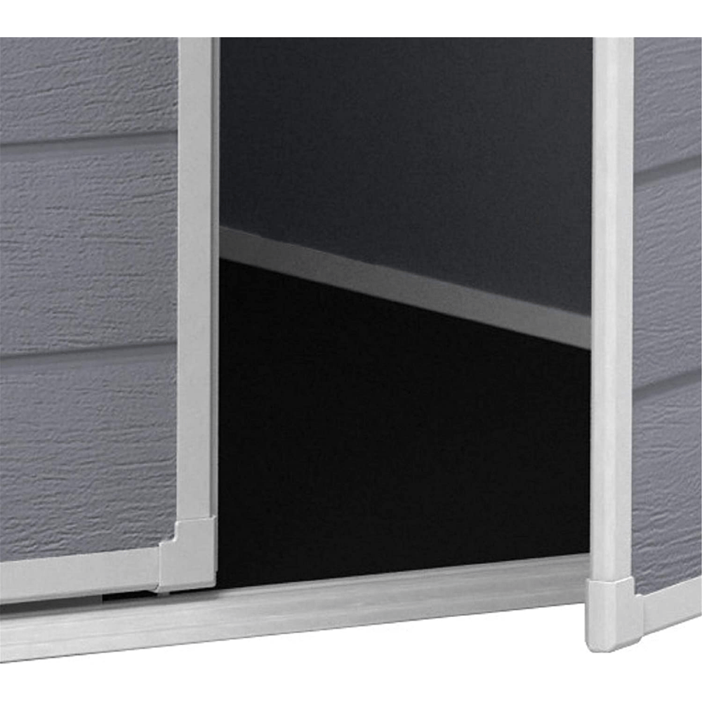 Keter 6 x 6 Manor Plastic Pent Garden Storage Shed – Grey